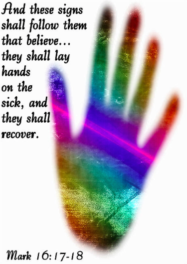 pic of hand and Mark scripture for free your feelings