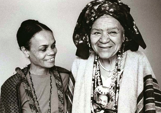 pic of QM Moore and Sonia Sanchez